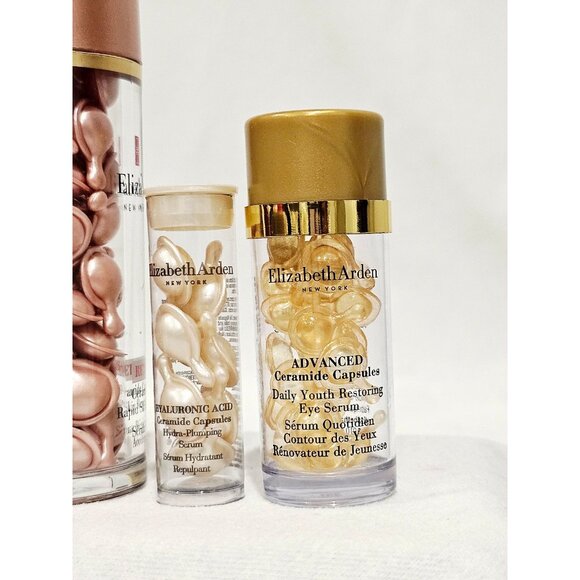 HIGH-END Elizabeth Arden skincare Ceramide Capsules bundle lot - Picture 2 of 3